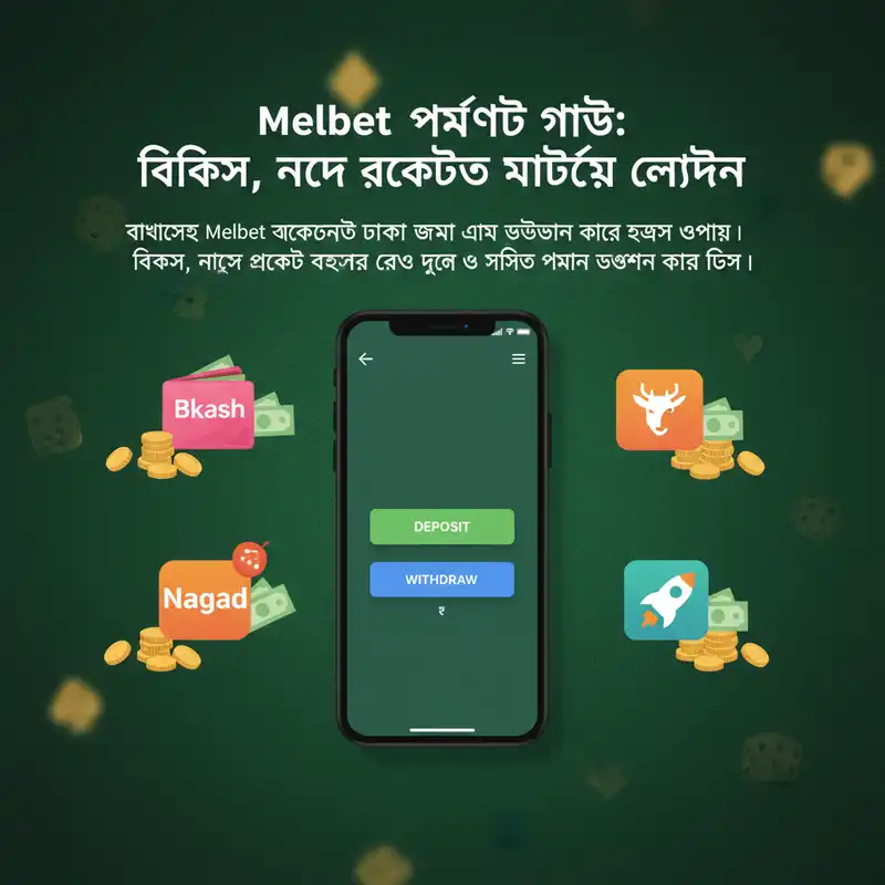 Melbet পেমেন্ট গাইড - বিকাশ, নগদ ও রকেট